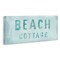 Stupell Industries Rustic Beach Cottage Watercolor Canvas Wall Art